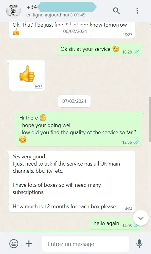 4KPrime instant activation WhatsApp proof